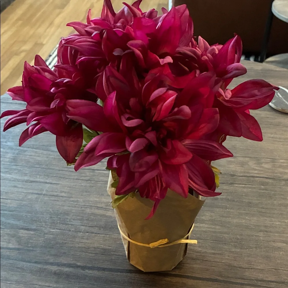 Elegant Dark Pink Dahlia Arrangement